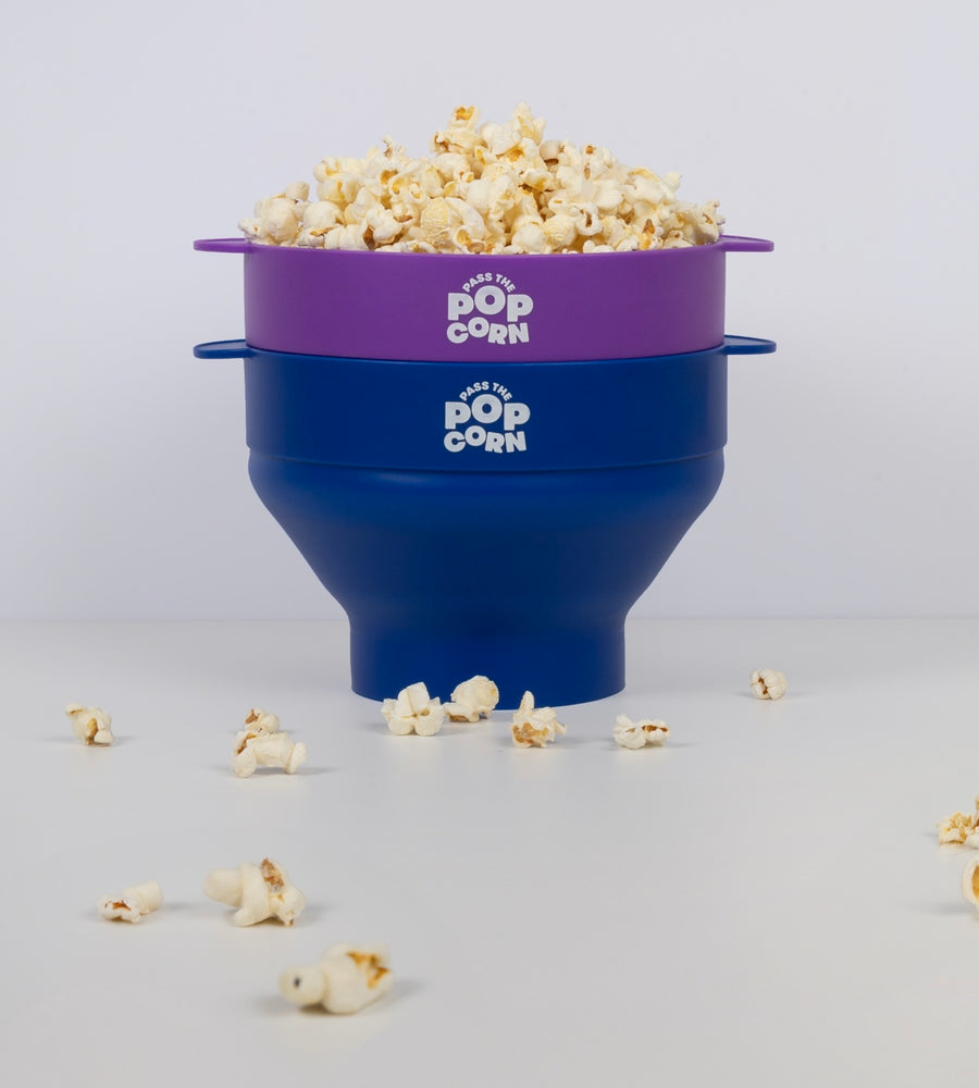 The Microwave Popcorn Popper Bowl with Lid