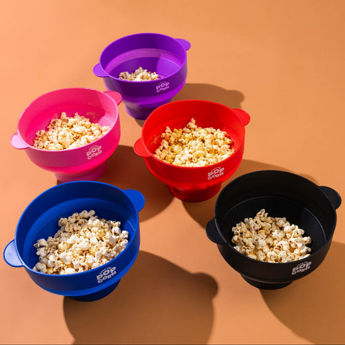 The Microwave Popcorn Popper Bowl with Lid